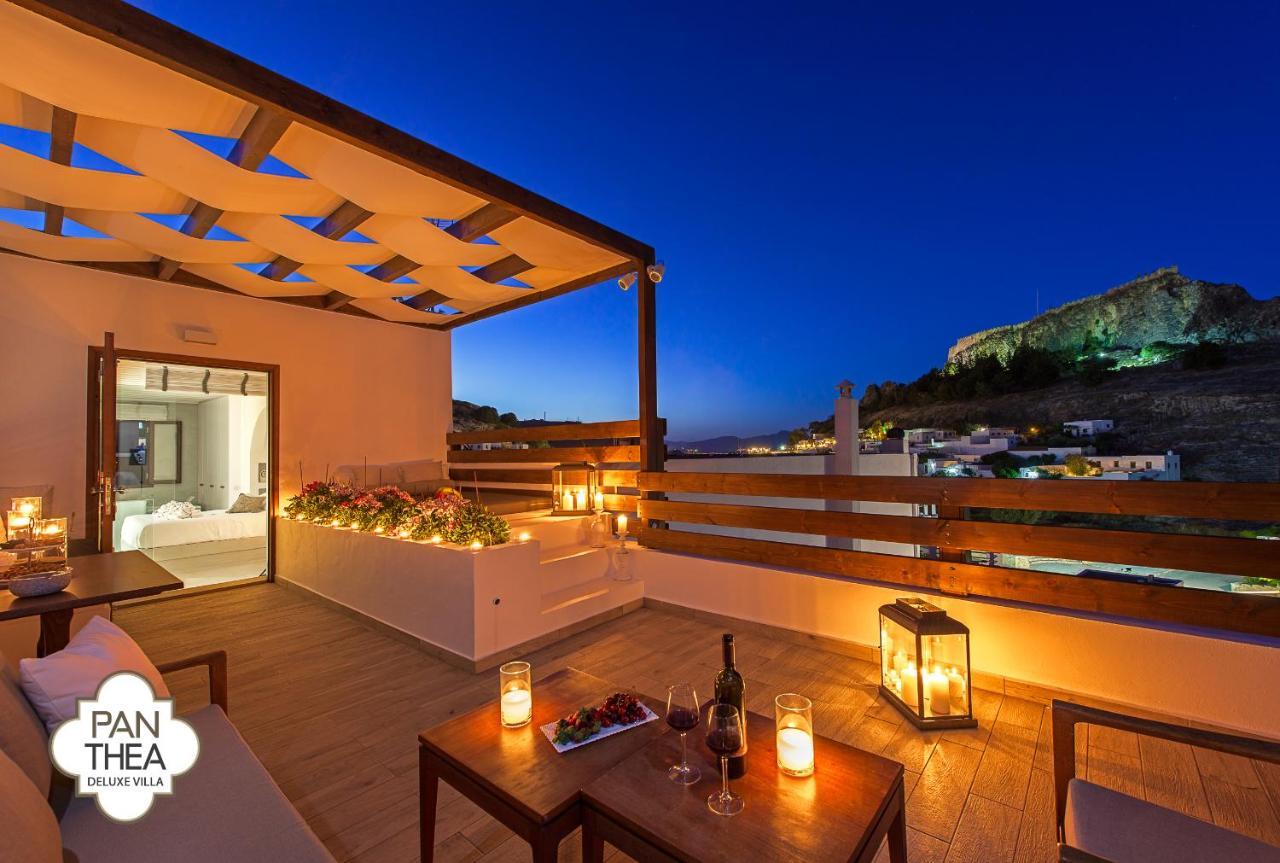 Villa Panthea Líndos Exterior foto